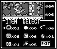 une photo d'Ã©cran de Adventure Island 2 - Aliens in Paradise sur Nintendo Game Boy